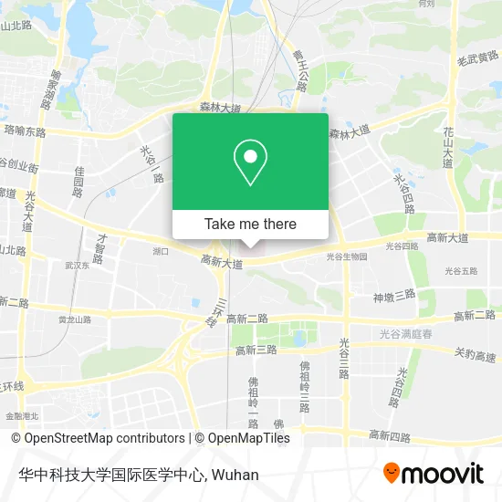 华中科技大学国际医学中心 map