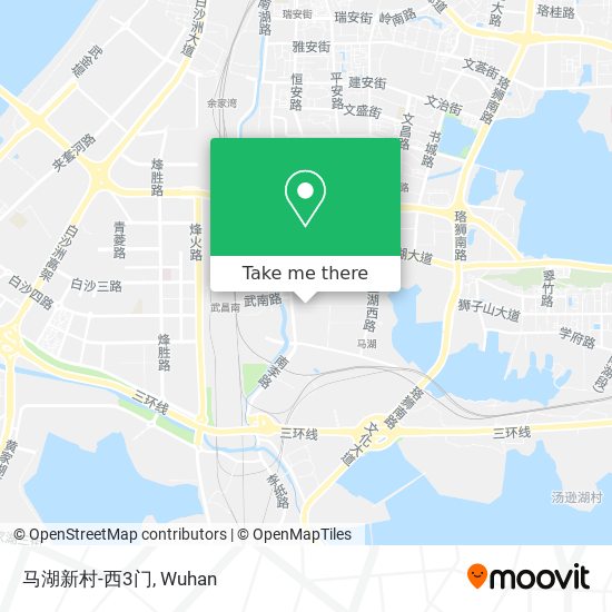 马湖新村-西3门 map
