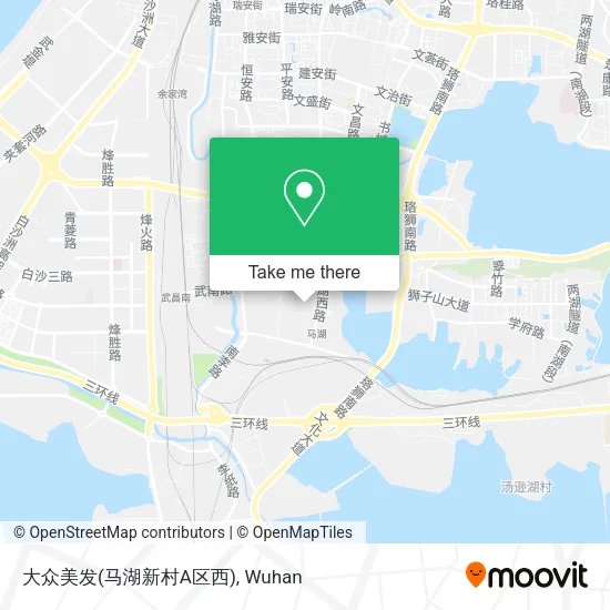 大众美发(马湖新村A区西) map