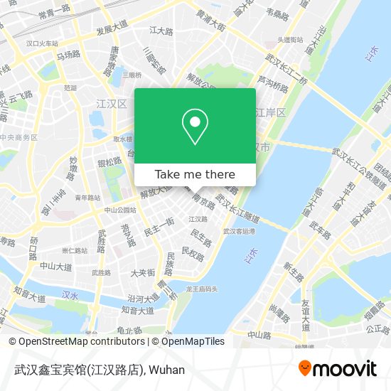 武汉鑫宝宾馆(江汉路店) map