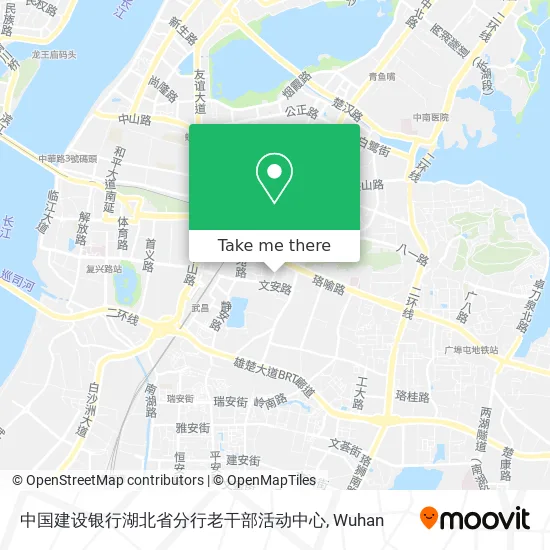 中国建设银行湖北省分行老干部活动中心 map