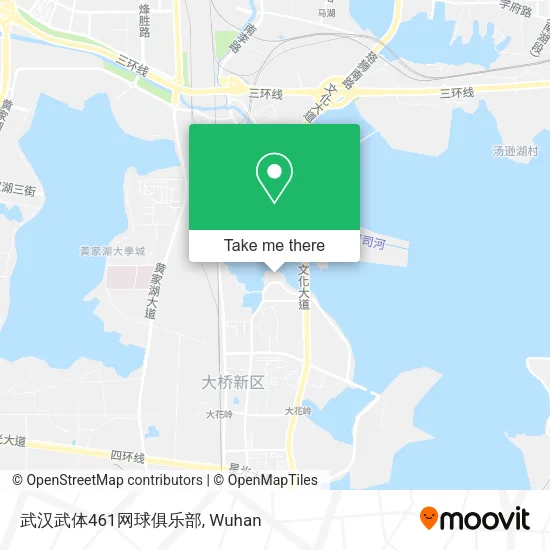 武汉武体461网球俱乐部 map