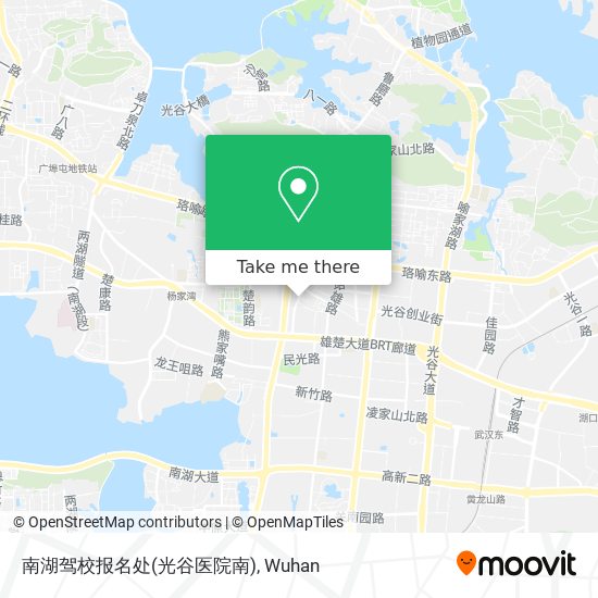 南湖驾校报名处(光谷医院南) map