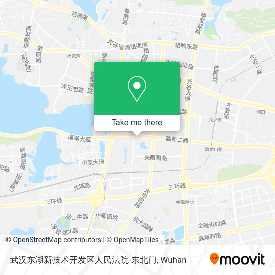 武汉东湖新技术开发区人民法院-东北门 map