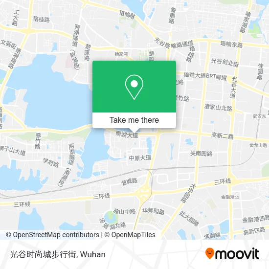 光谷时尚城步行街 map