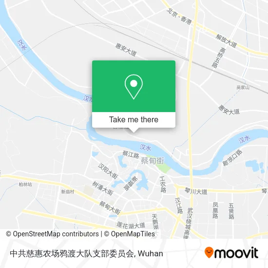 中共慈惠农场鸦渡大队支部委员会 map