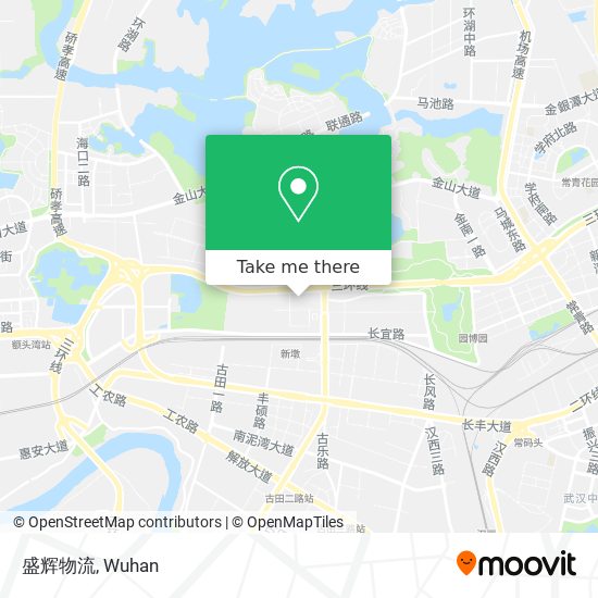 盛辉物流 map