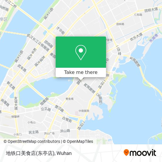 地铁口美食店(东亭店) map