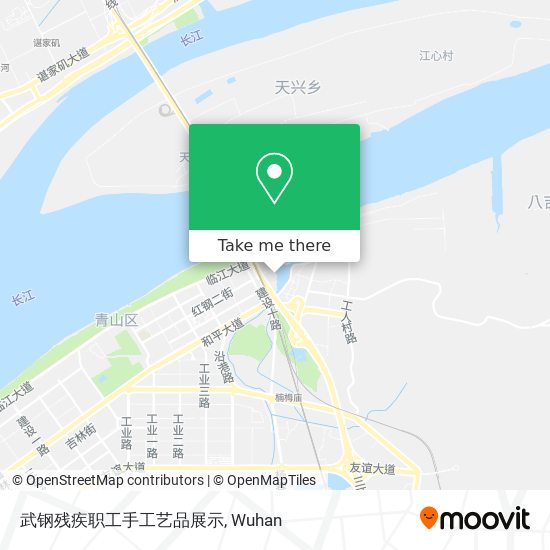 武钢残疾职工手工艺品展示 map