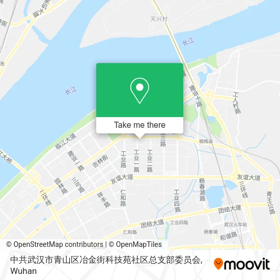 中共武汉市青山区冶金街科技苑社区总支部委员会 map