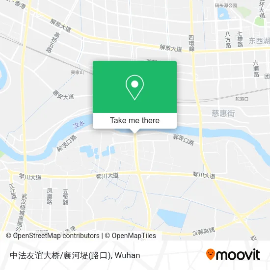 中法友谊大桥/襄河堤(路口) map