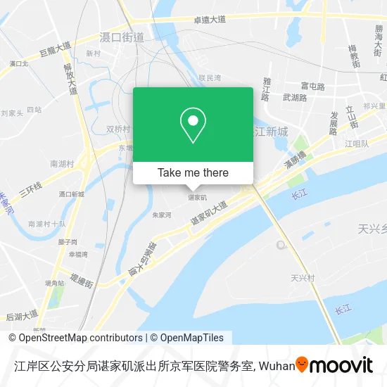 江岸区公安分局谌家矶派出所京军医院警务室 map
