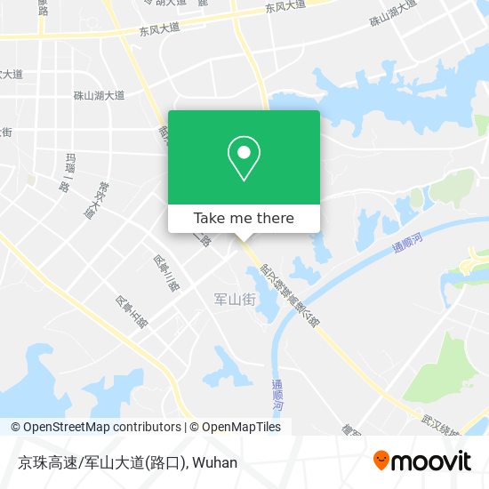 京珠高速/军山大道(路口) map