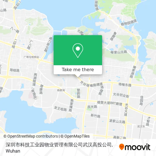 深圳市科技工业园物业管理有限公司武汉高投公司 map