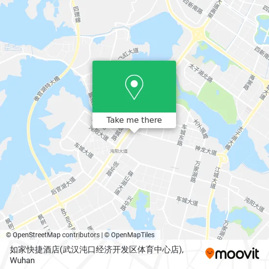 如家快捷酒店(武汉沌口经济开发区体育中心店) map
