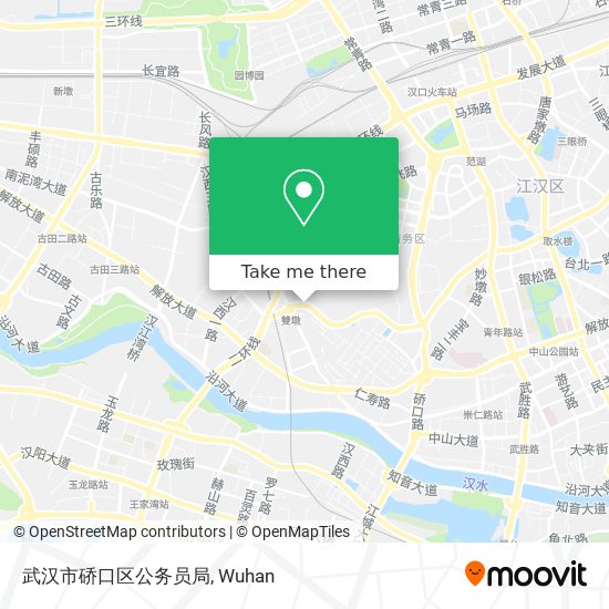 武汉市硚口区公务员局 map