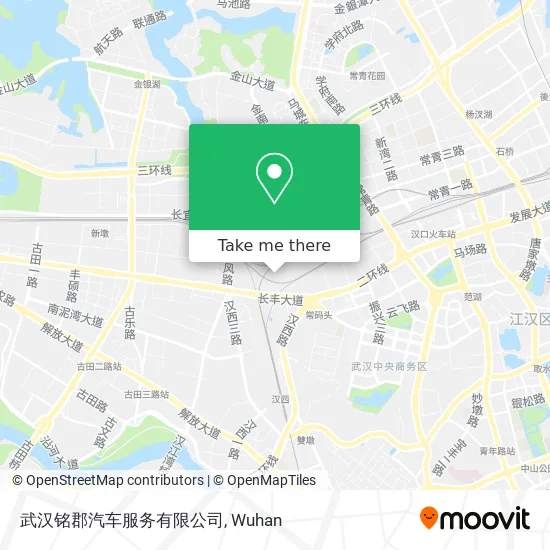 武汉铭郡汽车服务有限公司 map