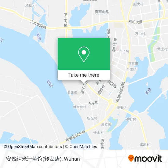 安然纳米汗蒸馆(转盘店) map