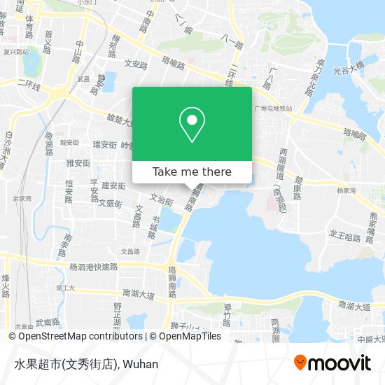 水果超市(文秀街店) map