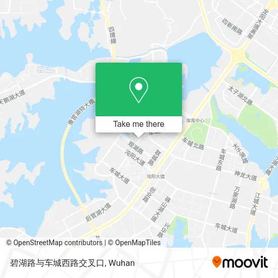 碧湖路与车城西路交叉口 map