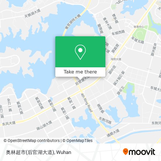 奥林超市(后官湖大道) map