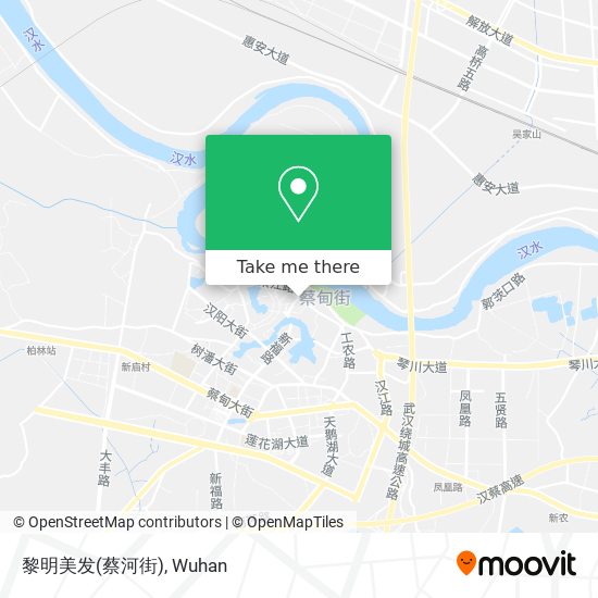 黎明美发(蔡河街) map