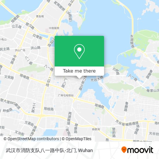 武汉市消防支队八一路中队-北门 map