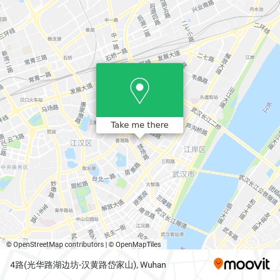 4路(光华路湖边坊-汉黄路岱家山) map