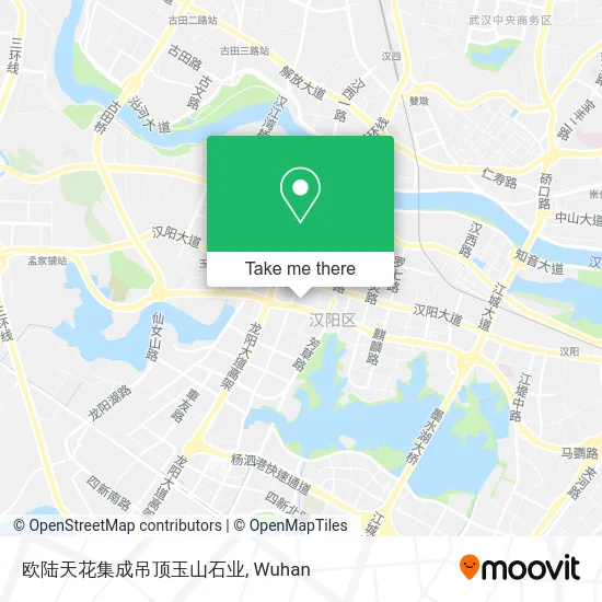 欧陆天花集成吊顶玉山石业 map