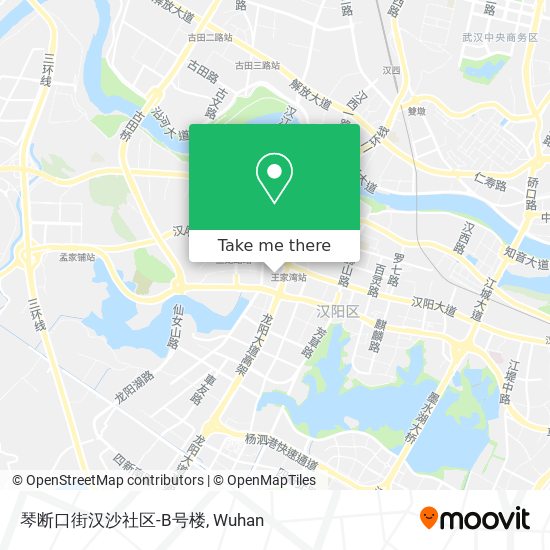 琴断口街汉沙社区-B号楼 map