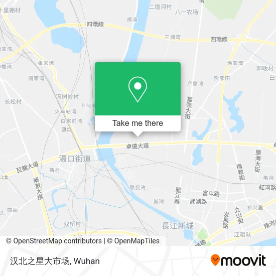 汉北之星大市场 map
