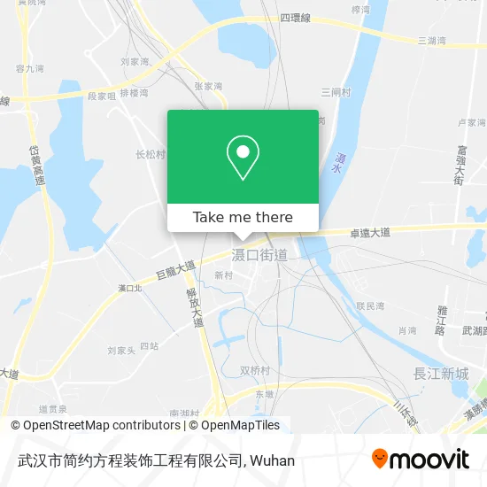 武汉市简约方程装饰工程有限公司 map