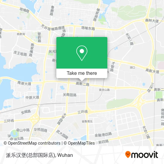 派乐汉堡(总部国际店) map
