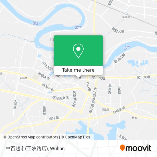 中百超市(工农路店) map