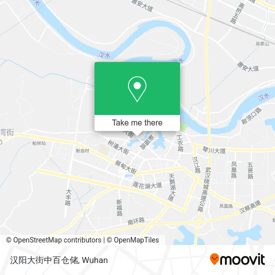 汉阳大街中百仓储 map