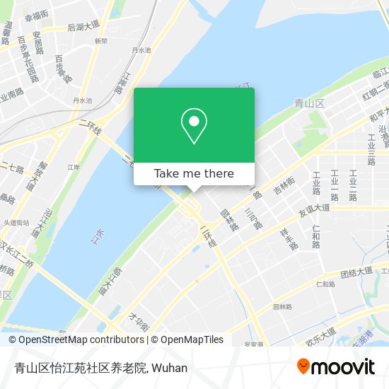 青山区怡江苑社区养老院 map