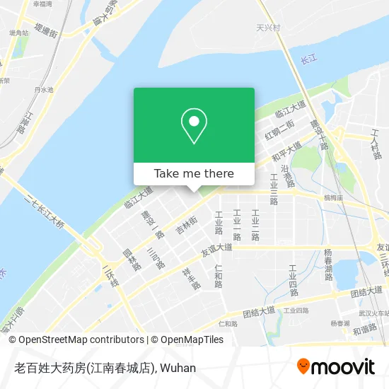 老百姓大药房(江南春城店) map