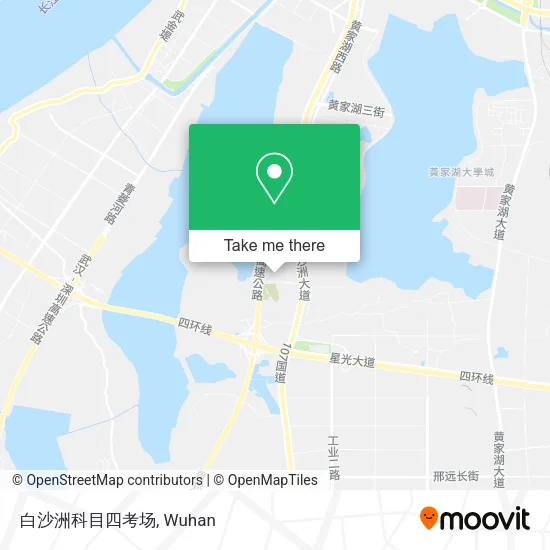 白沙洲科目四考场 map
