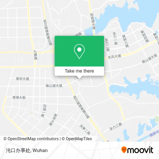 沌口办事处 map