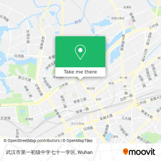 武汉市第一初级中学七十一学区 map