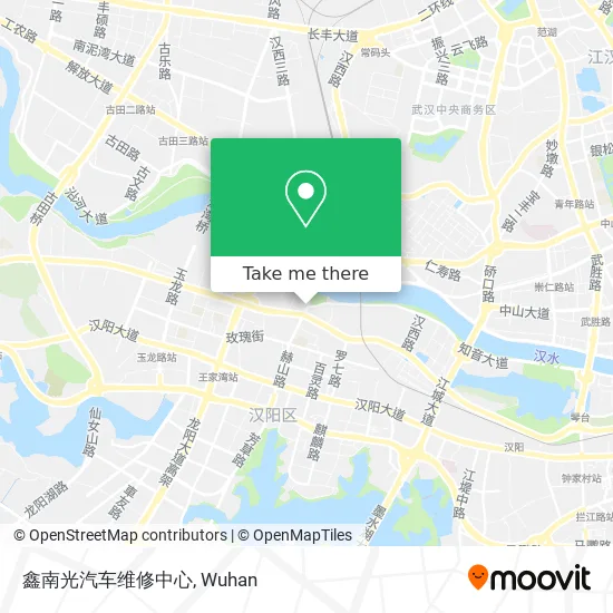 鑫南光汽车维修中心 map