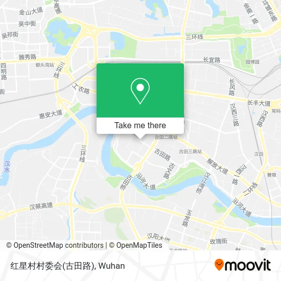 红星村村委会(古田路) map