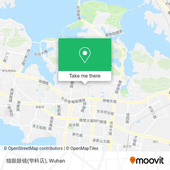 猫眼眼镜(华科店) map