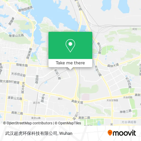 武汉超虎环保科技有限公司 map