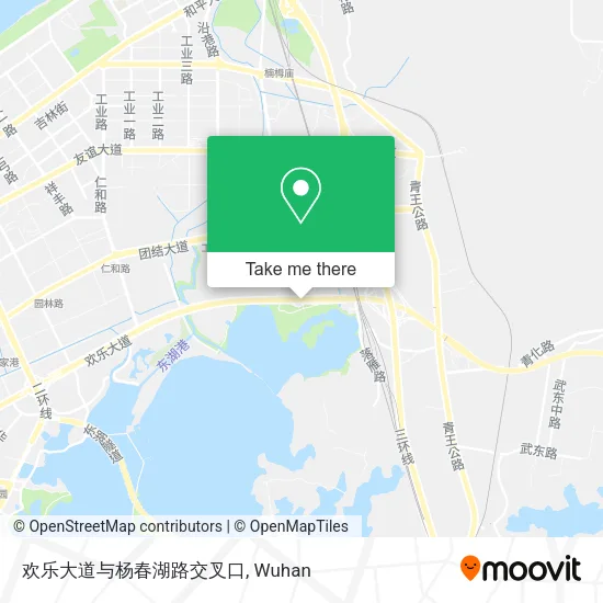 欢乐大道与杨春湖路交叉口 map