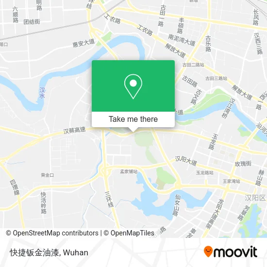 快捷钣金油漆 map