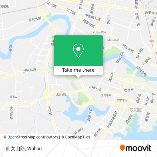 仙女山路 map