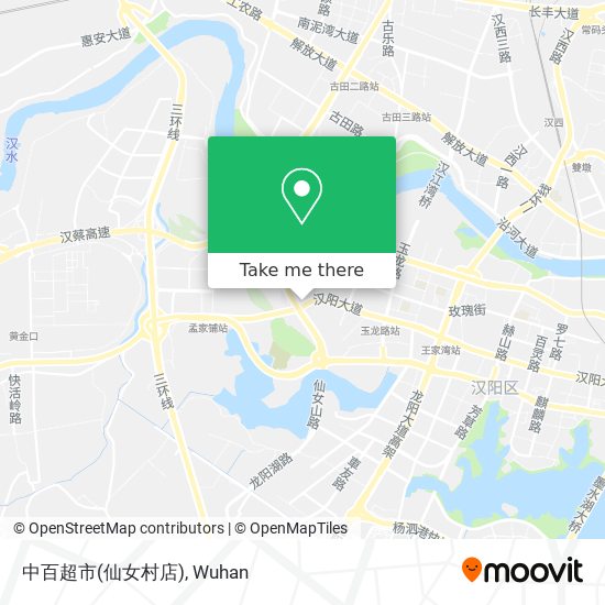 中百超市(仙女村店) map