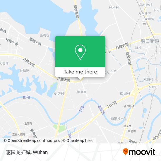 惠园龙虾城 map