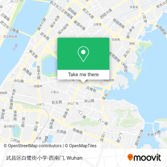武昌区白鹭街小学-西南门 map